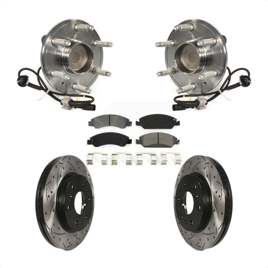 [Avant] Kit d'ensemble roulement de roue et moyeu pour Chevrolet Silverado 1500 GMC Sierra Tahoe Suburban Yukon Cadillac XL Escalade ESV LD RWD KBB-103234