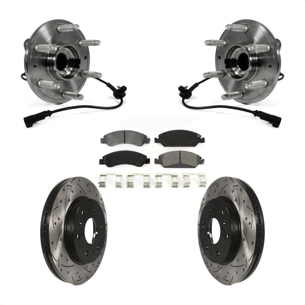 [Avant] Kit d'ensemble roulement de roue et moyeu pour Chevrolet Silverado 1500 GMC Sierra Tahoe Cadillac Suburban Yukon XL Escalade XTS ESV LD KBB-103236