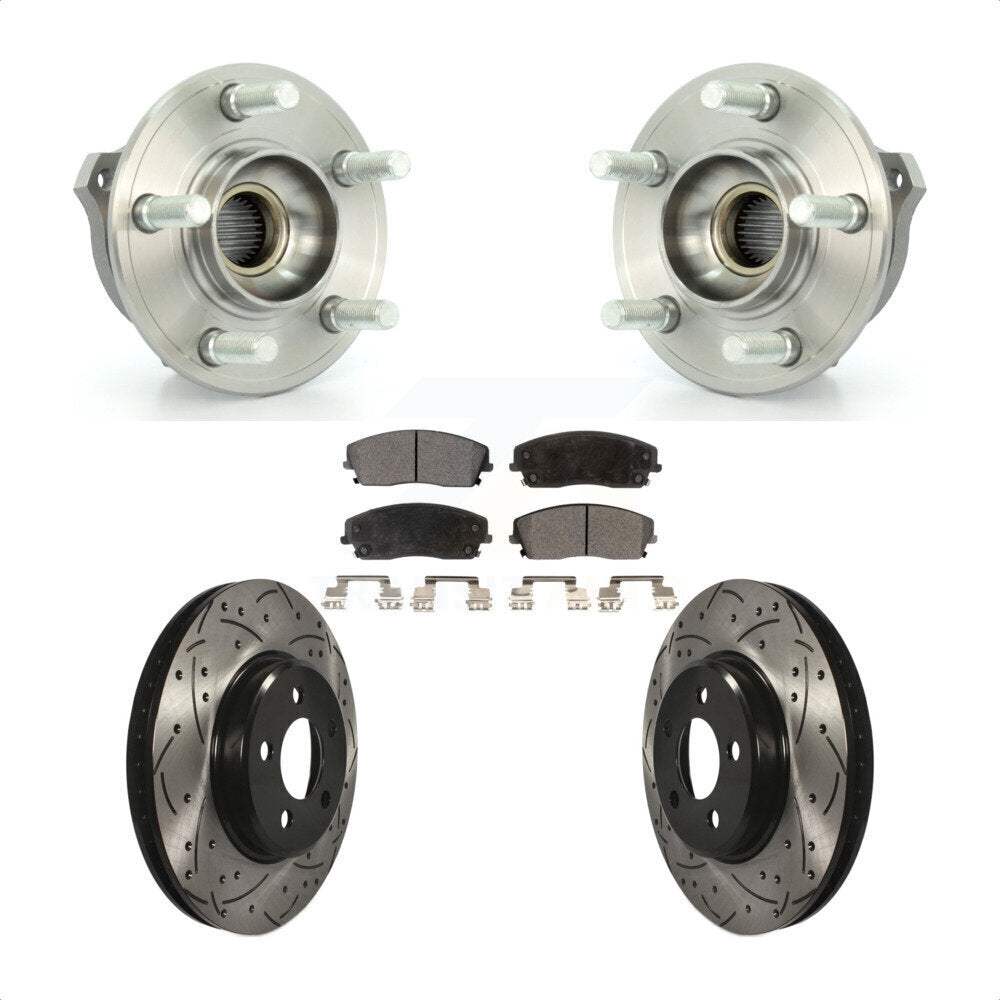 [Avant] Kit d'ensemble roulement de roue et moyeu pour Dodge Charger Chrysler 300 Magnum KBB-103268 par Transit Auto