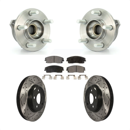 [Avant] Kit d'ensemble roulement de roue et moyeu pour Dodge Charger Chrysler 300 Magnum KBB-103268 par Transit Auto