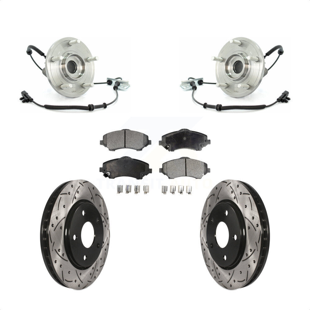 [Avant] Kit d'ensemble roulement de roue et moyeu pour Chrysler Town & Country Dodge Grand Caravan Volkswagen Routan KBB-103301 par Transit Auto