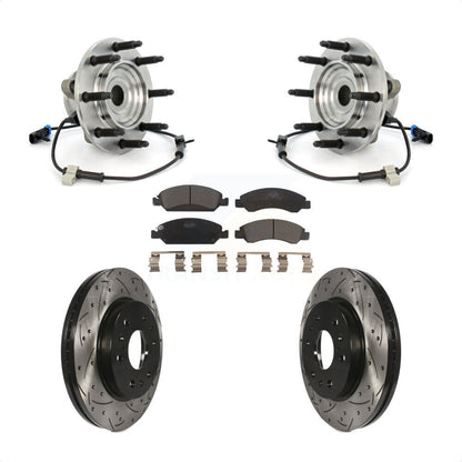 [Avant] Kit d'ensemble roulement de roue et moyeu pour Chevrolet Silverado 1500 GMC Sierra Classic 8 Lug Wheels KBB-103387