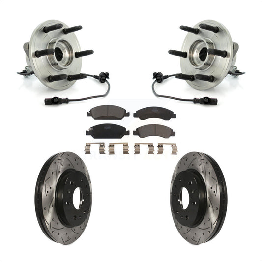 [Avant] Kit d'ensemble roulement de roue et moyeu pour Chevrolet Silverado 1500 GMC Sierra Tahoe Suburban Yukon Cadillac XL Avalanche Escalade ESV EXT KBB-103405