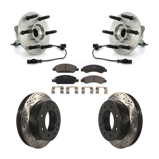 [Avant] Kit d'ensemble roulement de roue et moyeu pour 2011 Chevrolet Silverado 1500 Hybrid avec 4WD KBB-103406 par Transit Auto