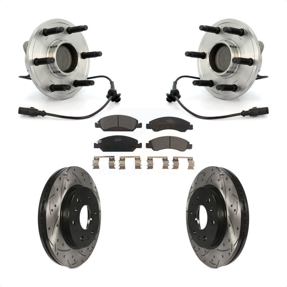 [Avant] Kit d'ensemble roulement de roue et moyeu pour Chevrolet Silverado 1500 GMC Sierra Tahoe Suburban Yukon XL Avalanche Cadillac Escalade ESV KBB-103408