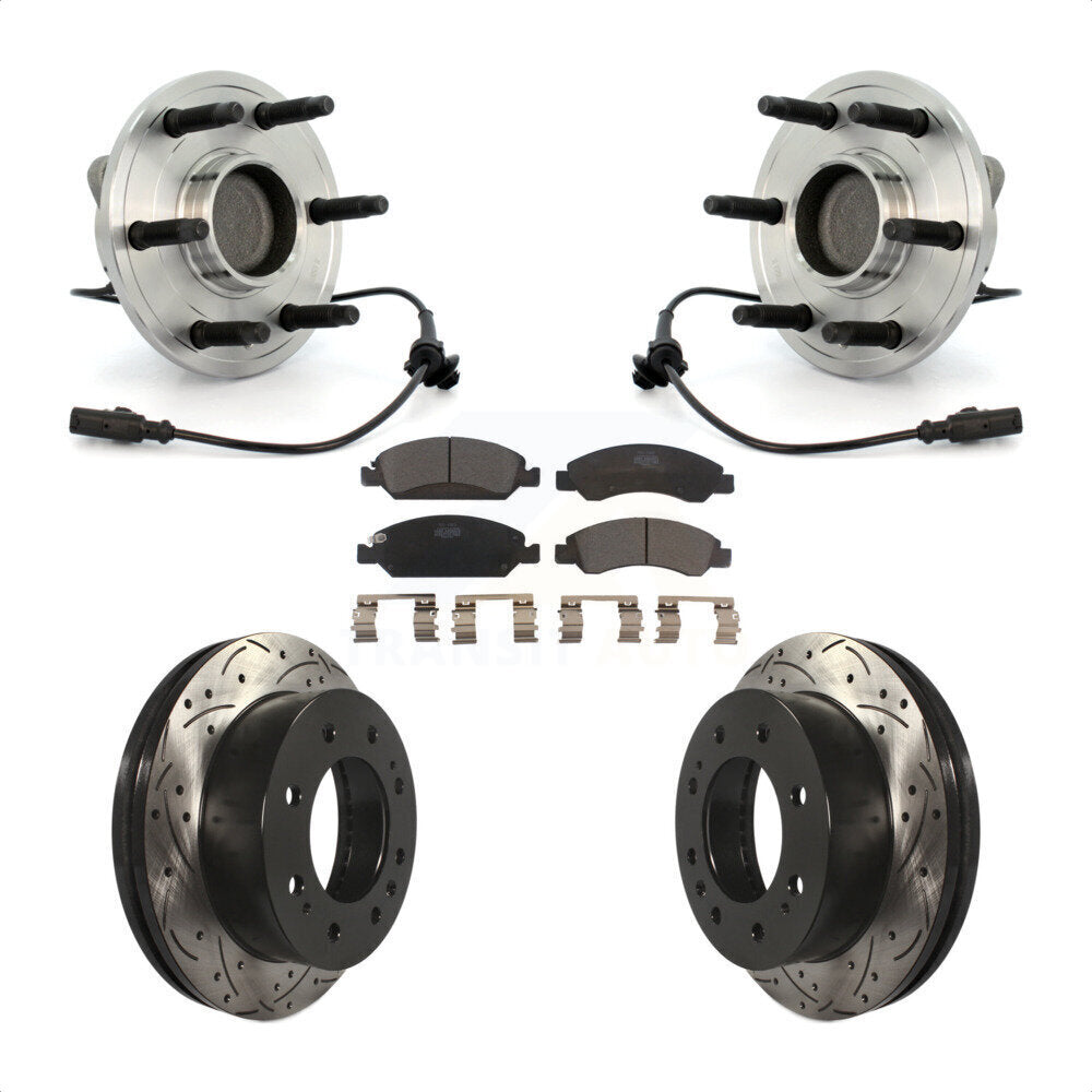 [Avant] Kit d'ensemble roulement de roue et moyeu pour 2011 Chevrolet Silverado 1500 Hybrid avec RWD KBB-103409 par Transit Auto