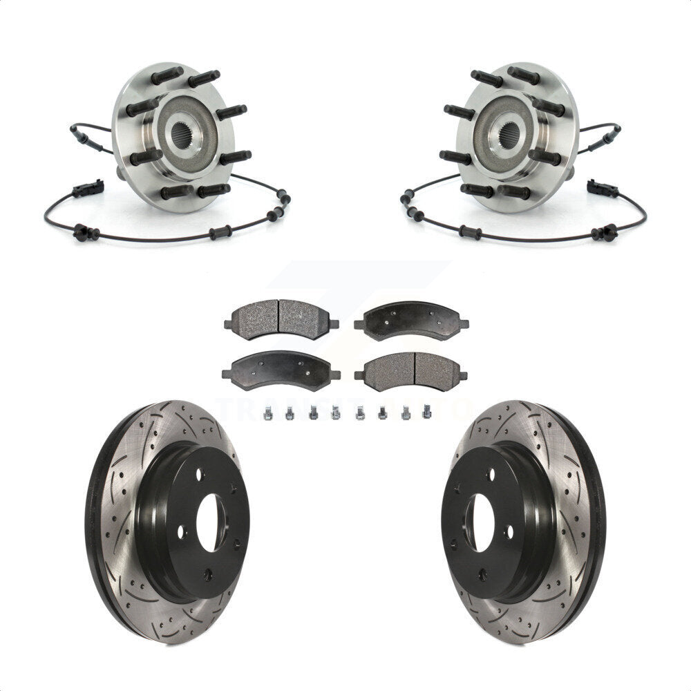 [Avant] Kit d'ensemble roulement de roue et moyeu pour 2007-2008 Dodge Ram 1500 Standard Cab Pickup Crew avec 8 Lug Wheels KBB-103411