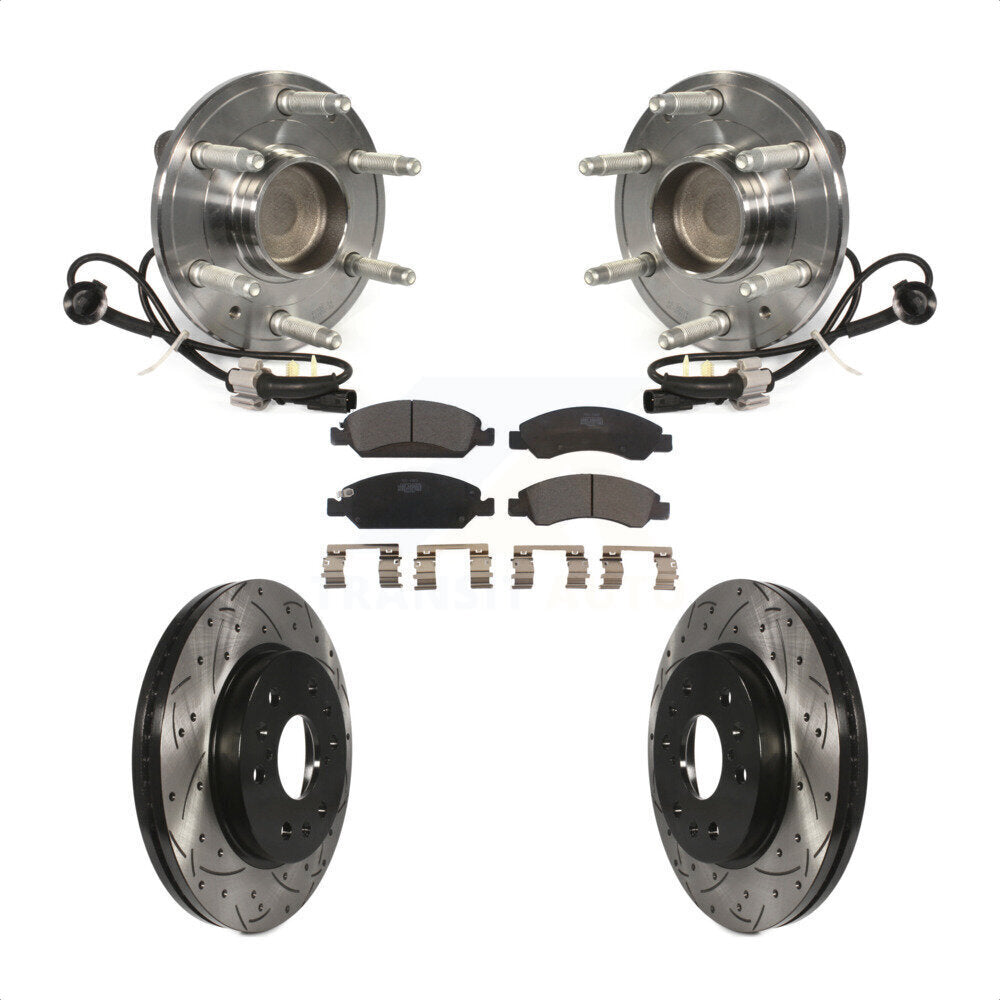 [Avant] Kit d'ensemble roulement de roue et moyeu pour Chevrolet Silverado 1500 GMC Sierra Tahoe Suburban Yukon Cadillac XL Escalade ESV LD RWD KBB-103437