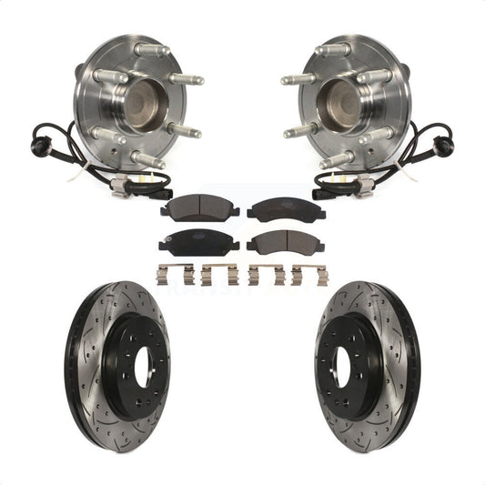 [Avant] Kit d'ensemble roulement de roue et moyeu pour Chevrolet Silverado 1500 GMC Sierra Tahoe Suburban Yukon Cadillac XL Escalade ESV LD RWD KBB-103437