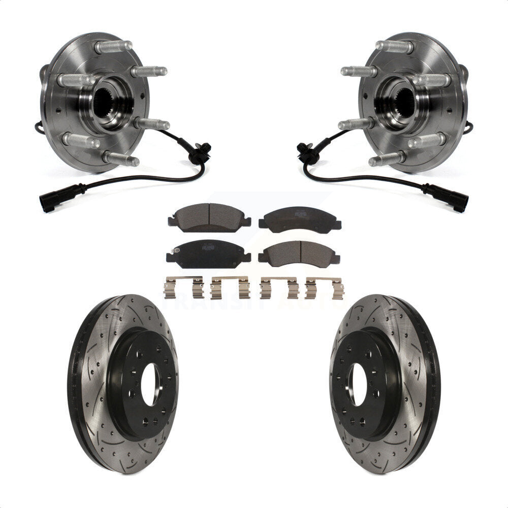 [Avant] Kit d'ensemble roulement de roue et moyeu pour Chevrolet Silverado 1500 GMC Sierra Tahoe Cadillac Suburban Yukon XL Escalade XTS ESV LD KBB-103439