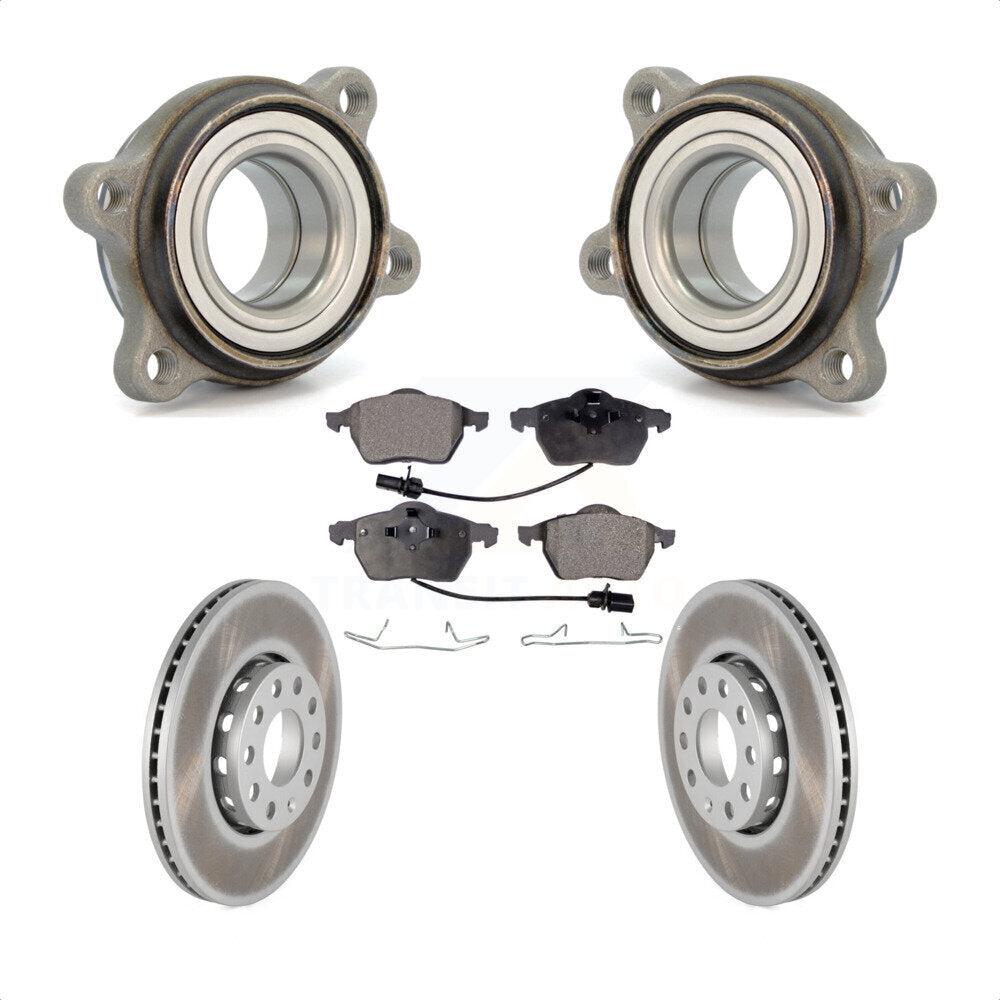 [Avant] Kit d'ensemble roulement de roue et moyeu pour Audi A4 Quattro A6 288mm Diameter Rotor KBB-103448 par Transit Auto