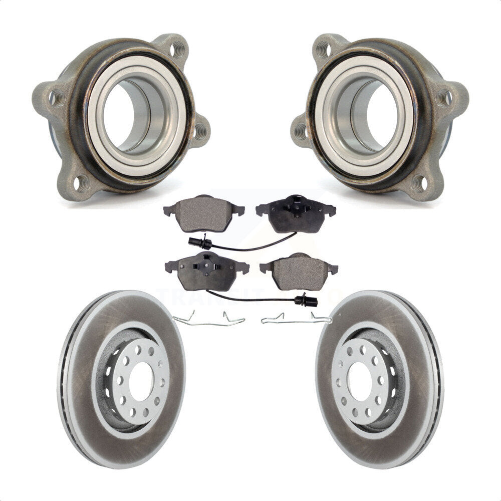 [Avant] Kit d'ensemble roulement de roue et moyeu pour Audi A4 Quattro A6 S4 S6 312mm Diameter Rotor KBB-103449 par Transit Auto