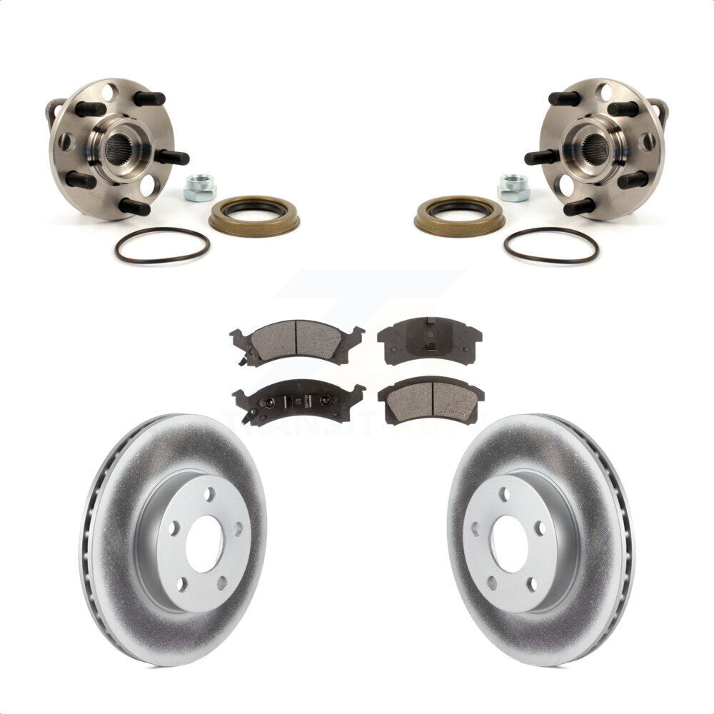 [Avant] Kit d'ensemble roulement de roue et moyeu pour Chevrolet Cavalier Pontiac Sunfire Grand Am Buick Skylark Corsica Oldsmobile Achieva Beretta Sunbird Cutlass Calais KBB-103469