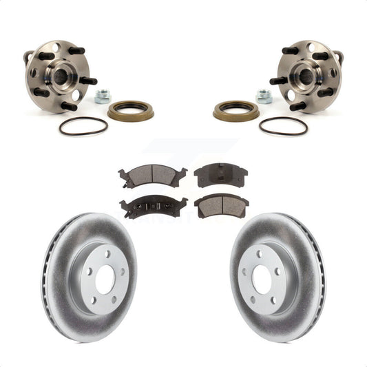 [Avant] Kit d'ensemble roulement de roue et moyeu pour Chevrolet Cavalier Pontiac Sunfire Grand Am Buick Skylark Corsica Oldsmobile Achieva Beretta Sunbird Cutlass Calais KBB-103469