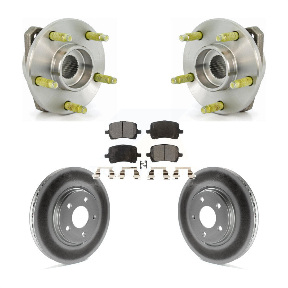 [Avant] Kit d'ensemble roulement de roue et moyeu pour 2006-2007 Pontiac G6 Non-ABS 296mm Diameter Rotor KBB-103550
