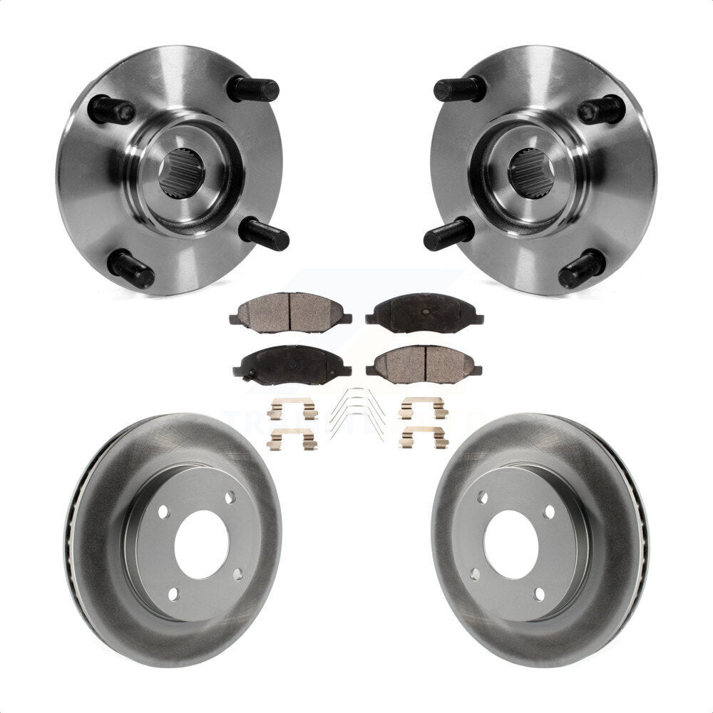 [Avant] Kit d'ensemble roulement de roue et moyeu pour 2009-2011 Nissan Versa 1.6L avec 4-Wheel ABS KBB-103761 par Transit Auto