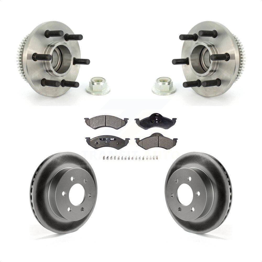 [Avant] Kit d'ensemble roulement de roue et moyeu pour 2000-2002 Dodge Dakota Durango RWD avec 4-Wheel ABS KBB-103786 par Transit Auto