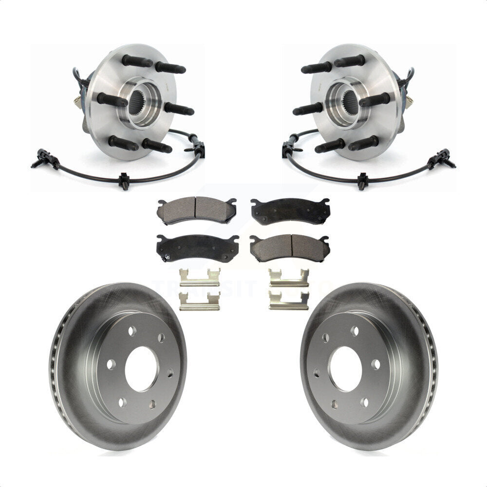 [Avant] Kit d'ensemble roulement de roue et moyeu pour Chevrolet Silverado 1500 GMC Tahoe Sierra Suburban Yukon Avalanche XL Cadillac Escalade Express 2500 Classic ESV EXT Savana KBB-103788