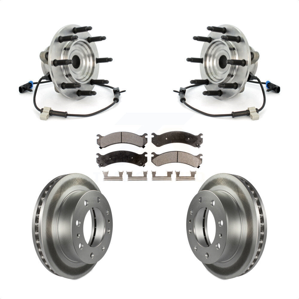 [Avant] Kit d'ensemble roulement de roue et moyeu pour Chevrolet Silverado 2500 HD GMC Sierra Hummer H2 Classic 1500 3500 Suburban Yukon XL Avalanche KBB-103804 par Transit Auto
