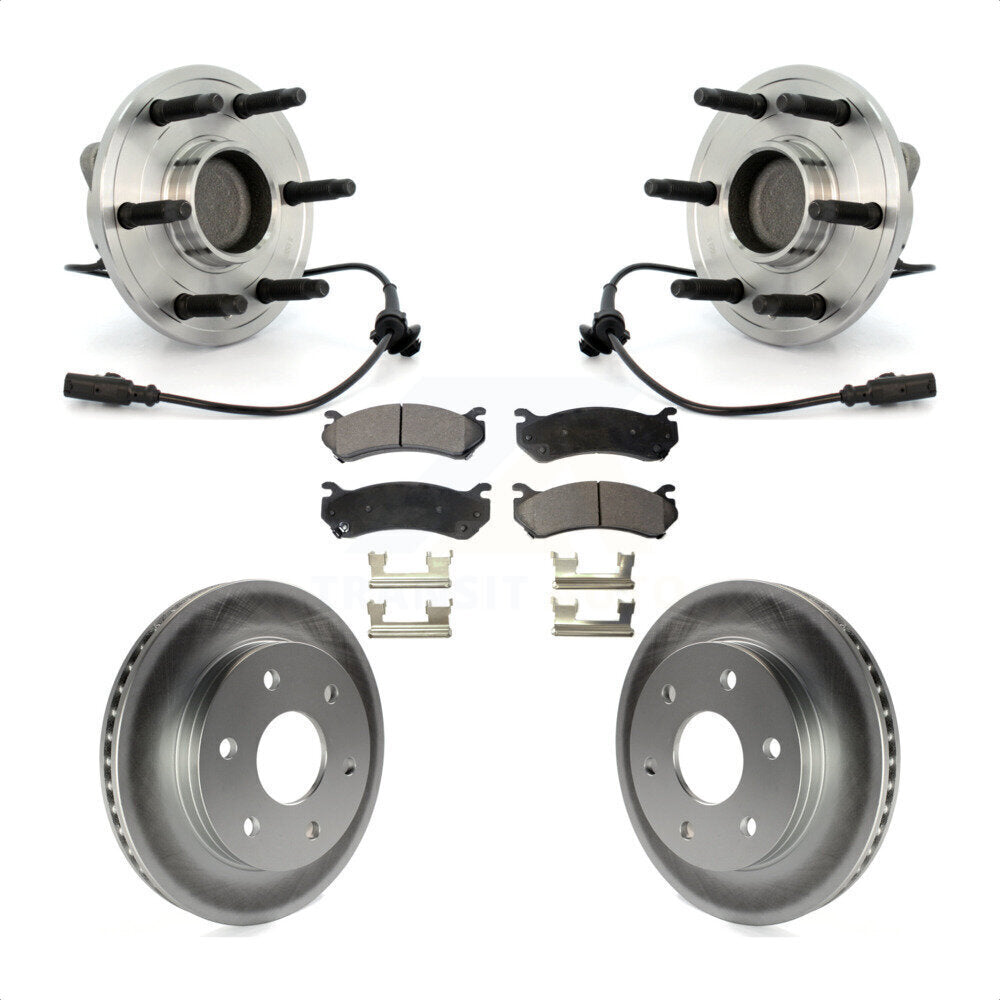 [Avant] Kit d'ensemble roulement de roue et moyeu pour 2007 Chevrolet Silverado 1500 LT LTZ avec RWD rear brakes KBB-103852 par Transit Auto