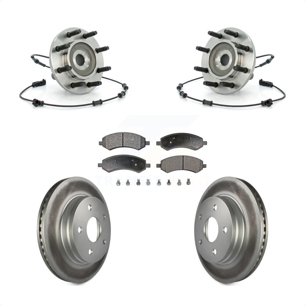 [Avant] Kit d'ensemble roulement de roue et moyeu pour 2007-2008 Dodge Ram 1500 Standard Cab Pickup Crew 8 Lug Wheels KBB-103857 par Transit Auto