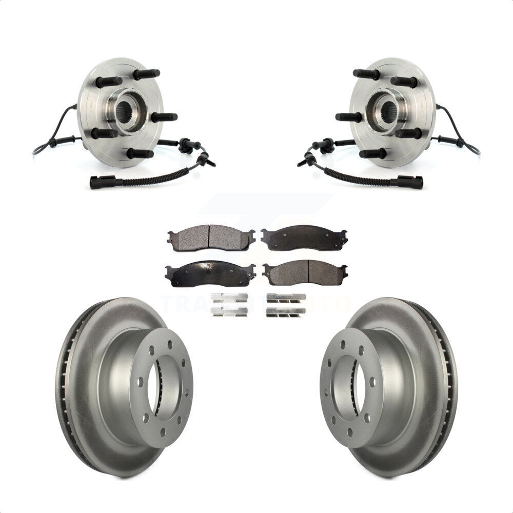 [Avant] Kit d'ensemble roulement de roue et moyeu pour 2007-2008 Dodge Ram 1500 Extended Crew Cab Pickup avec 4-Wheel ABS 5 Lug Wheels KBB-103860 par Transit Auto