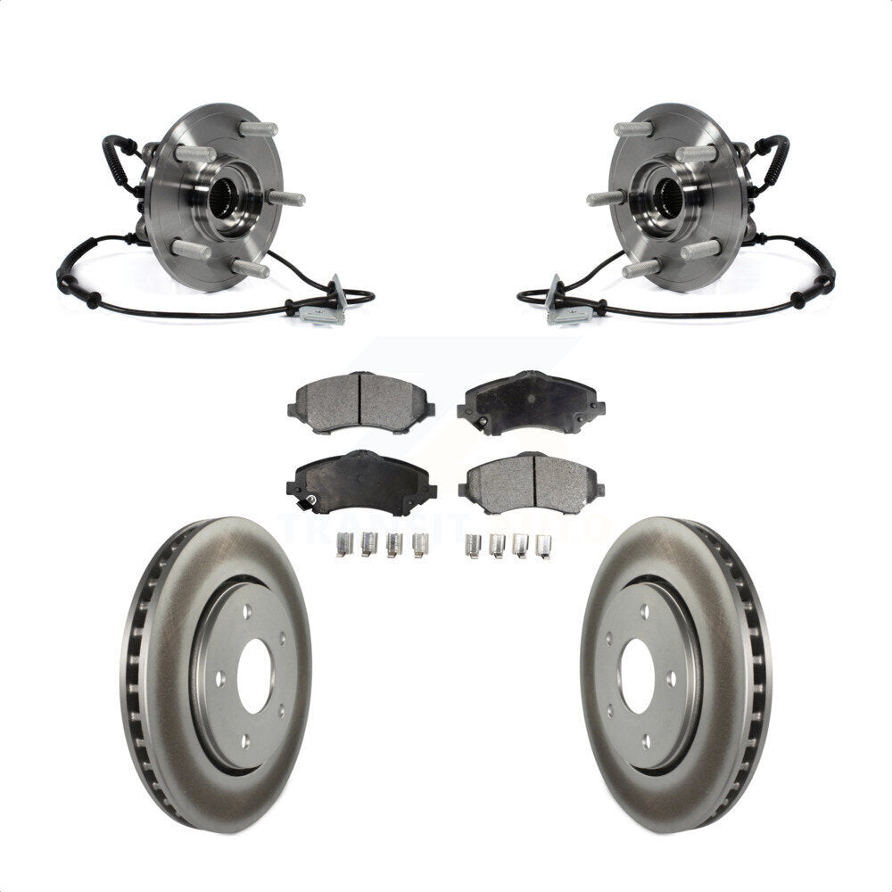 [Avant] Kit d'ensemble roulement de roue et moyeu pour Dodge Grand Caravan Chrysler Town & Country Ram C/V Volkswagen Routan avec Single Piston Caliper KBB-103887