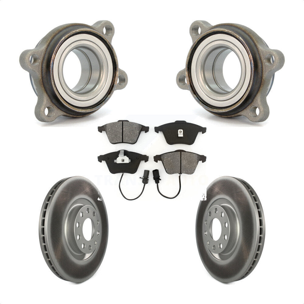 [Avant] Kit d'ensemble roulement de roue et moyeu pour Audi A6 S6 321mm Diameter Rotor KBB-103933 par Transit Auto