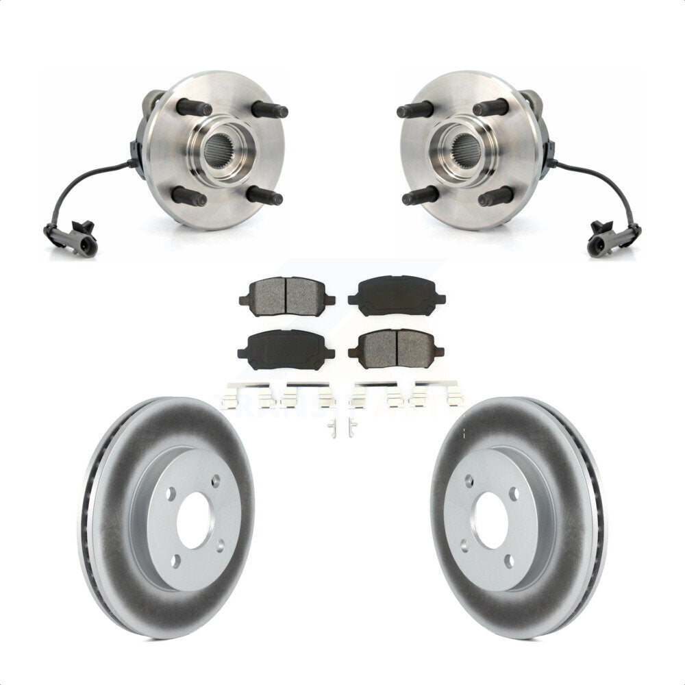 [Avant] Kit d'ensemble roulement de roue et moyeu pour Chevrolet Cobalt Saturn Ion Pontiac G5 Pursuit 4 Lug Wheels KBB-104014