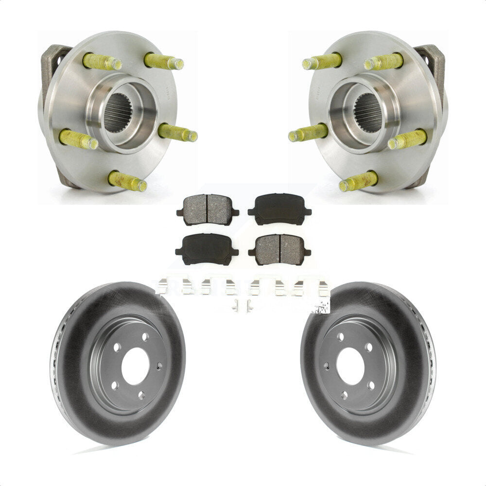 [Avant] Kit d'ensemble roulement de roue et moyeu pour 2006-2007 Pontiac G6 Non-ABS 296mm Diameter Rotor KBB-104032