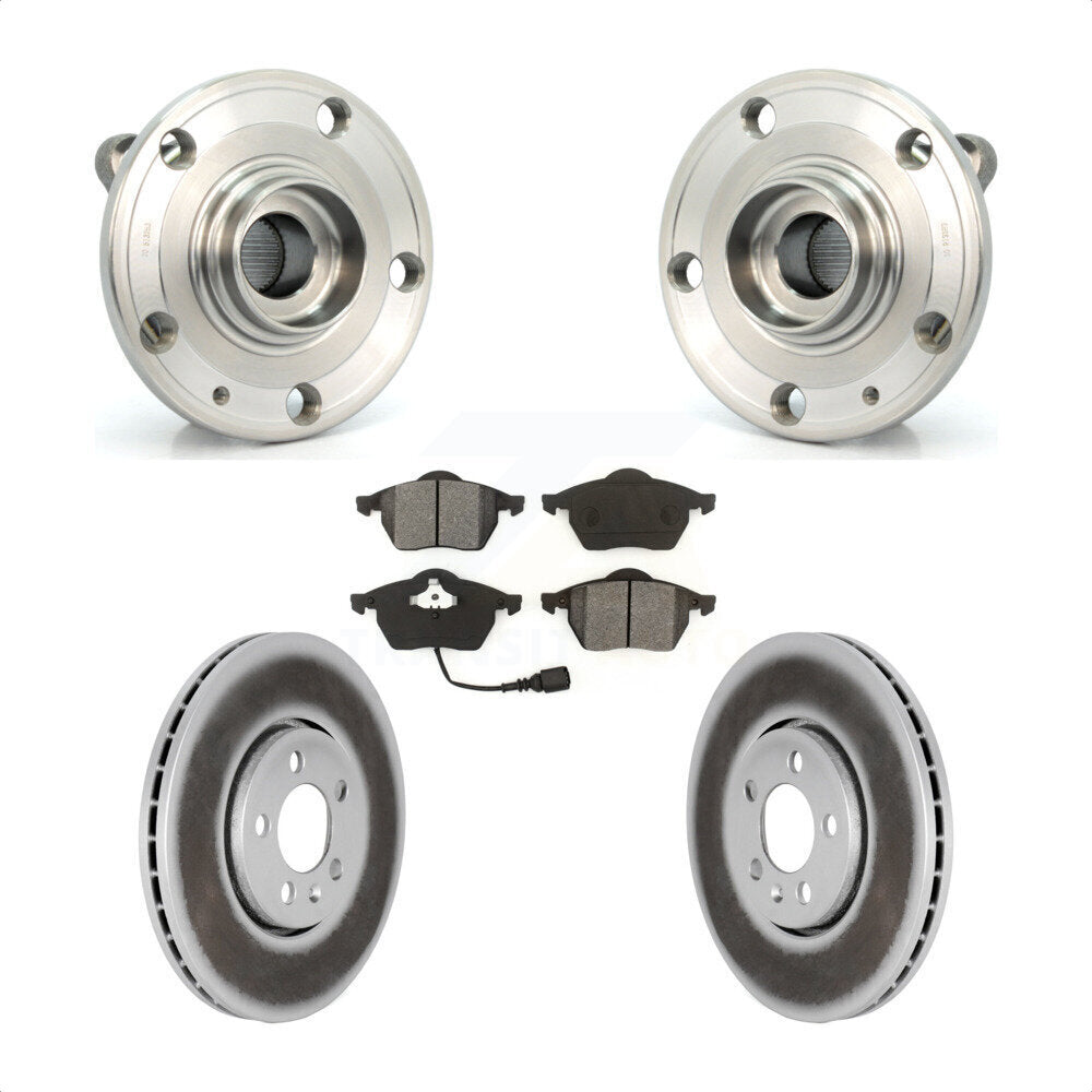 [Avant] Kit d'ensemble roulement de roue et moyeu pour 2005-2006 Volkswagen Jetta 288mm Diameter Rotor 7th 8th Digit Of VIN Is "9M" Or "1J" KBB-104071