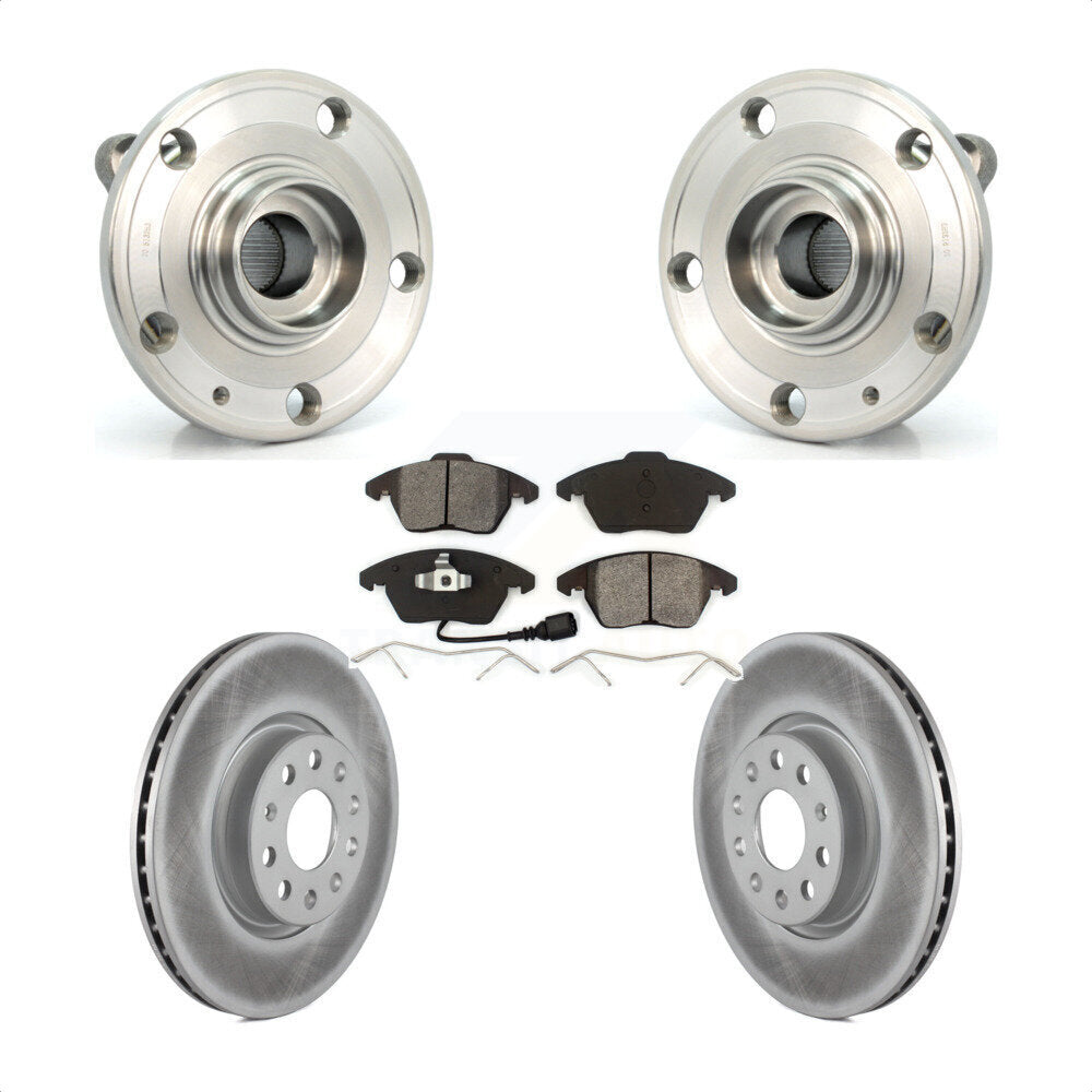 [Avant] Kit d'ensemble roulement de roue et moyeu pour Volkswagen Jetta Beetle CC Passat GTI Audi Eos A3 TT Quattro KBB-104072