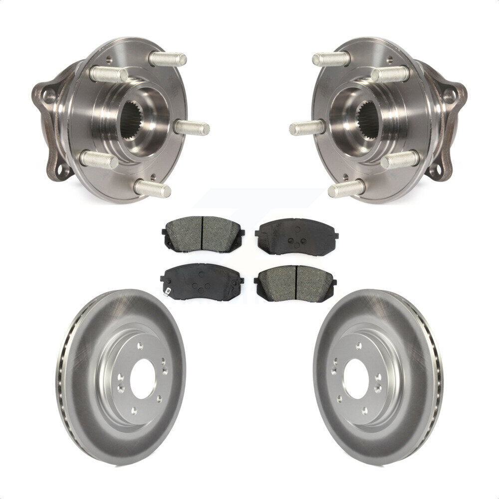 [Avant] Kit d'ensemble roulement de roue et moyeu pour 2015 Hyundai Sonata GAS engine Manual Parking KBB-104245 par Transit Auto