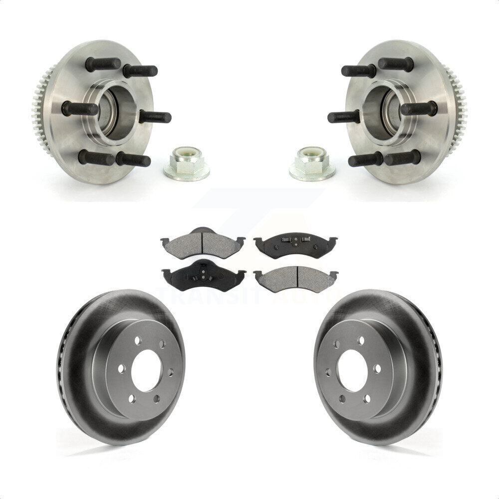 [Avant] Kit d'ensemble roulement de roue et moyeu pour 2000-2002 Dodge Dakota Durango RWD avec 4-Wheel ABS KBB-104265 par Transit Auto