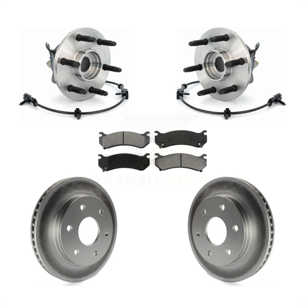 [Avant] Kit d'ensemble roulement de roue et moyeu pour Chevrolet Silverado 1500 GMC Tahoe Sierra Suburban Yukon Avalanche XL Cadillac Escalade Express 2500 Classic ESV EXT Savana KBB-104267