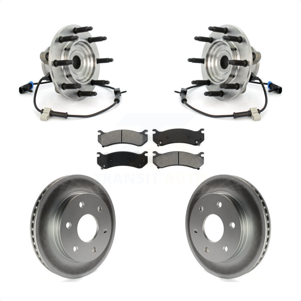 [Avant] Kit d'ensemble roulement de roue et moyeu pour Chevrolet Silverado 1500 GMC Sierra Classic 8 Lug Wheels KBB-104282