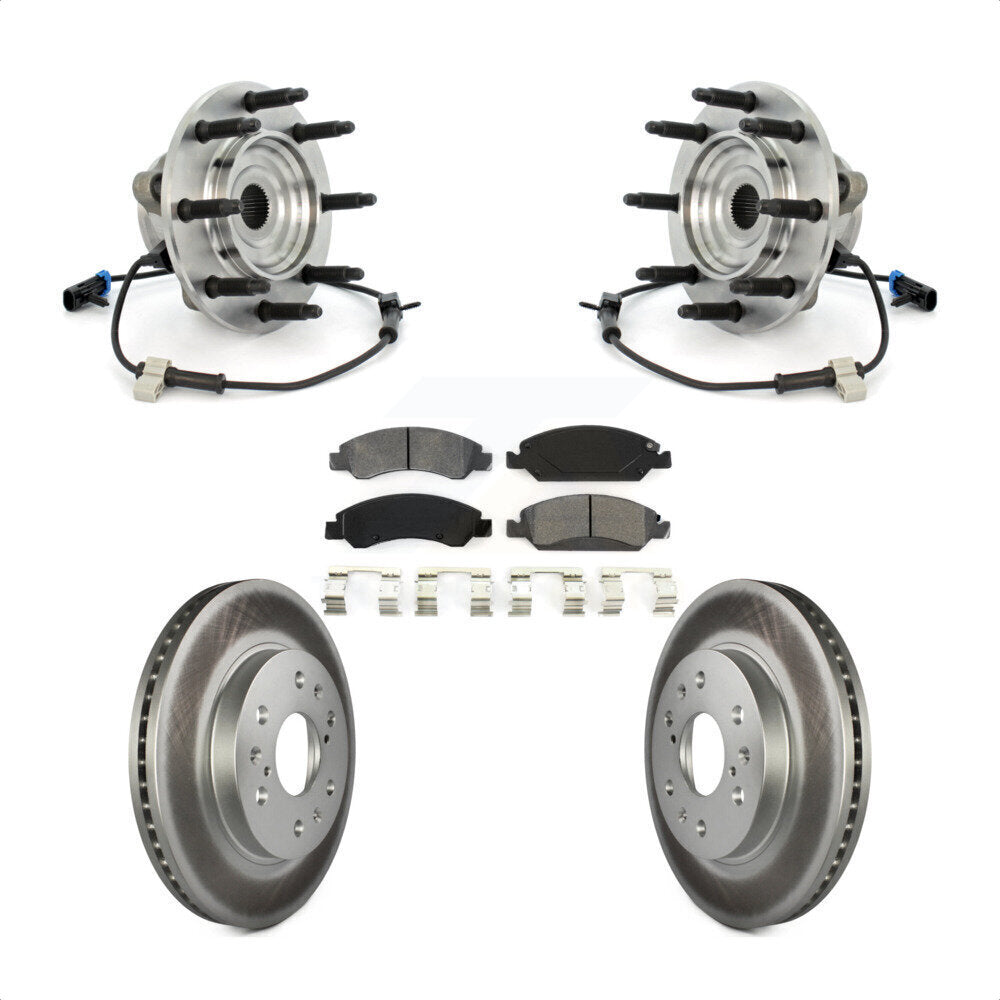 [Avant] Kit d'ensemble roulement de roue et moyeu pour Chevrolet Silverado 1500 GMC Sierra Classic 8 Lug Wheels KBB-104284