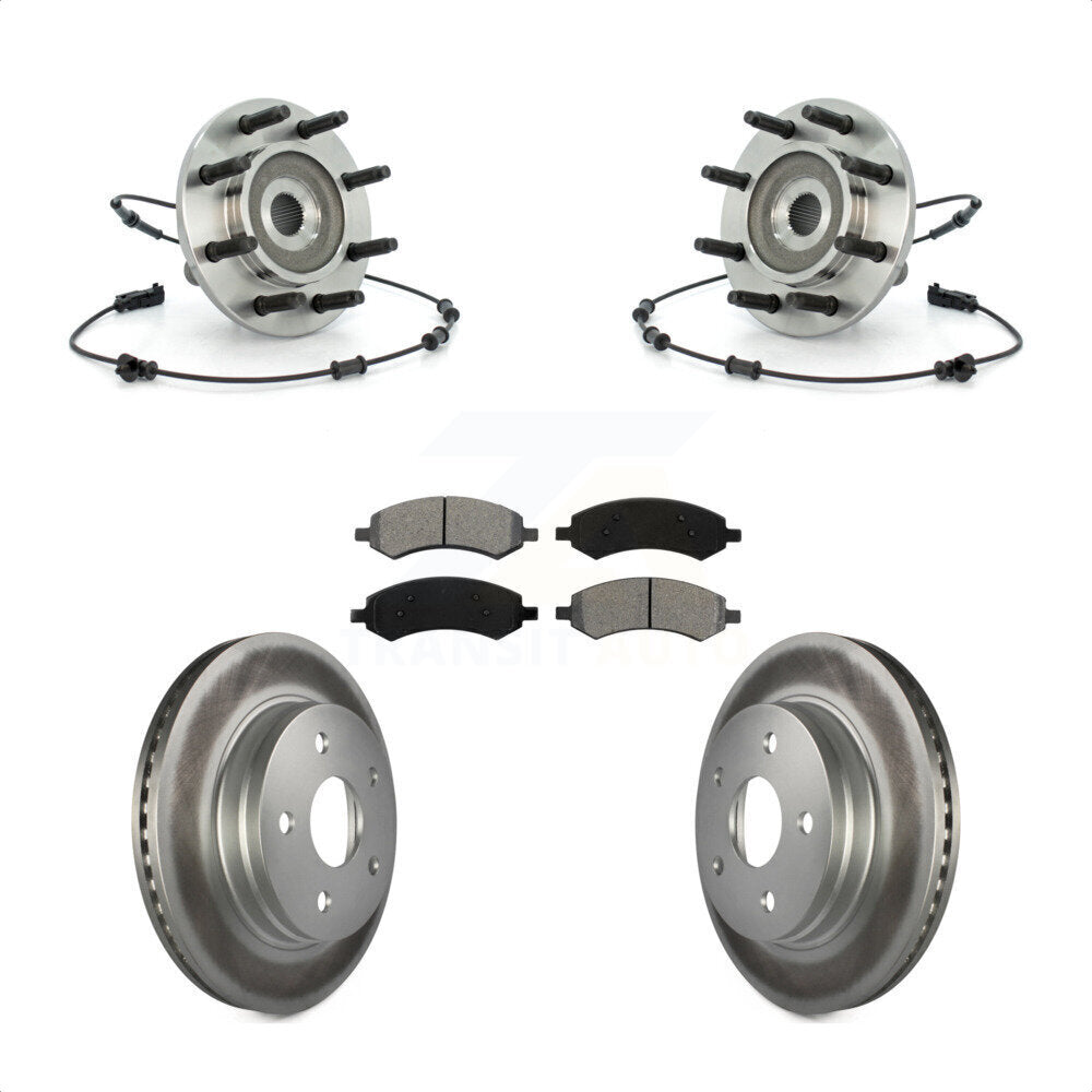 [Avant] Kit d'ensemble roulement de roue et moyeu pour 2007-2008 Dodge Ram 1500 Standard Cab Pickup Crew 8 Lug Wheels KBB-104338