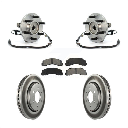 [Avant] Kit d'ensemble roulement de roue et moyeu pour 2010 Ford F-150 FX4 Platinum STX XL XLT King Ranch Lariat avec 4WD 6 Lug Wheels KBB-104346
