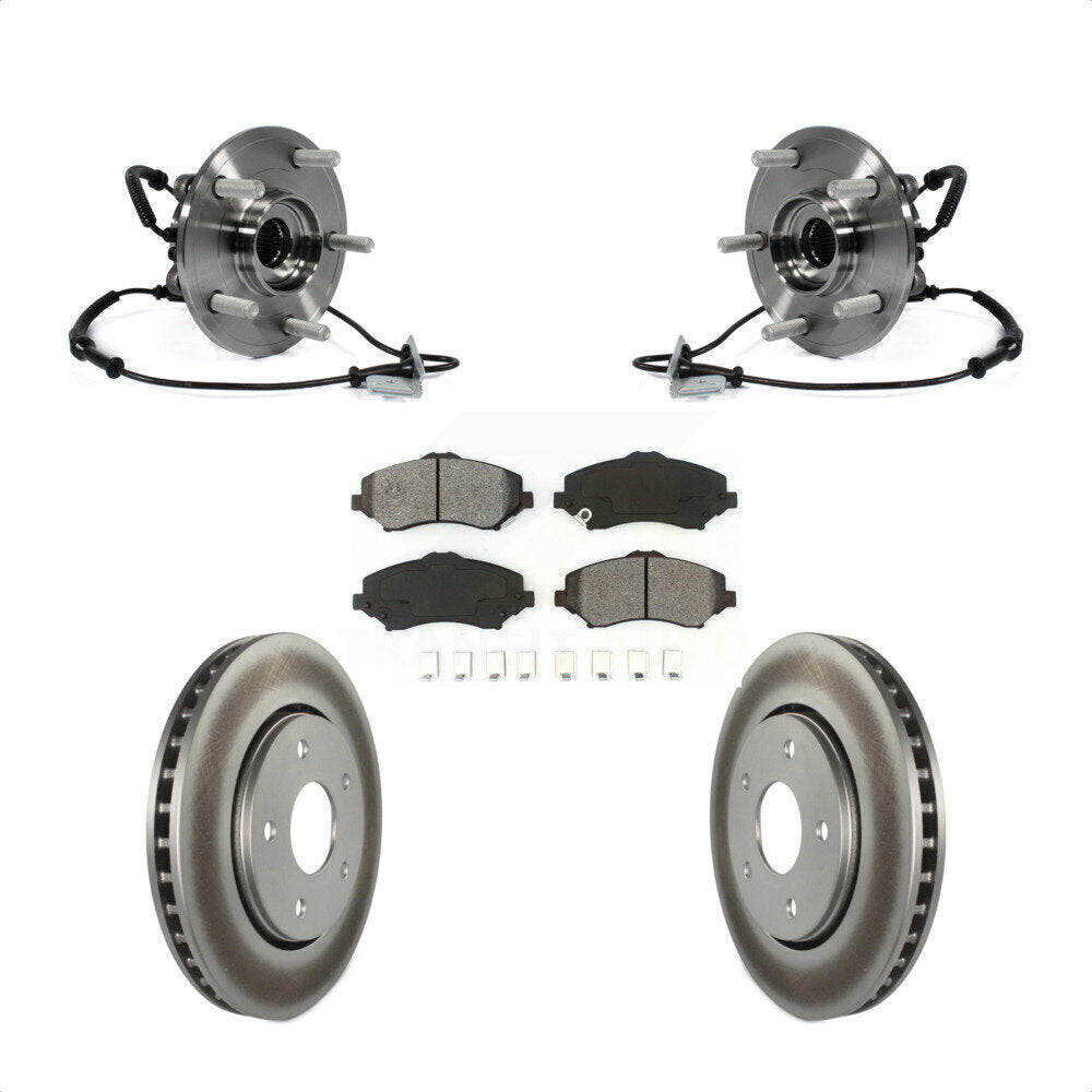 [Avant] Kit d'ensemble roulement de roue et moyeu pour Dodge Grand Caravan Chrysler Town & Country Ram C/V Volkswagen Routan avec Single Piston Caliper KBB-104368
