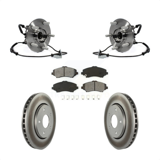 [Avant] Kit d'ensemble roulement de roue et moyeu pour Dodge Grand Caravan Chrysler Town & Country Ram C/V Volkswagen Routan avec Single Piston Caliper KBB-104368