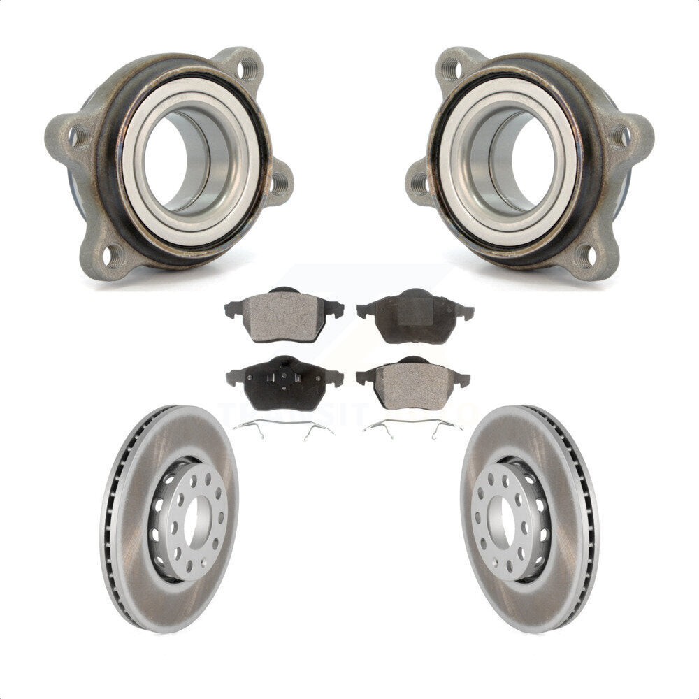 [Avant] Kit d'ensemble roulement de roue et moyeu pour Audi A4 Quattro A6 288mm Diameter Rotor KBB-104401 par Transit Auto