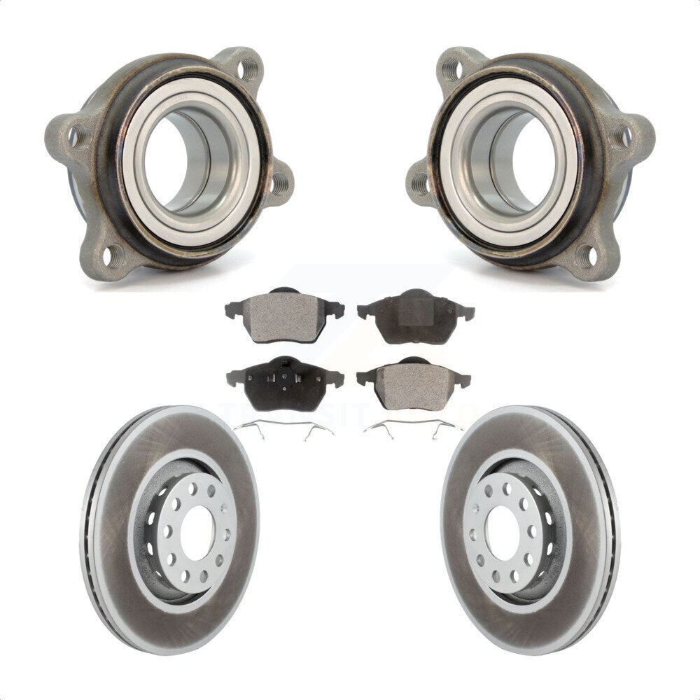 [Avant] Kit d'ensemble roulement de roue et moyeu pour Audi A4 Quattro A6 S4 S6 312mm Diameter Rotor KBB-104404 par Transit Auto