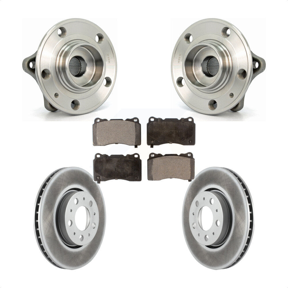[Avant] Kit d'ensemble roulement de roue et moyeu pour 2005-2007 Volvo V70 R 286mm Diameter Rotor KBB-104485