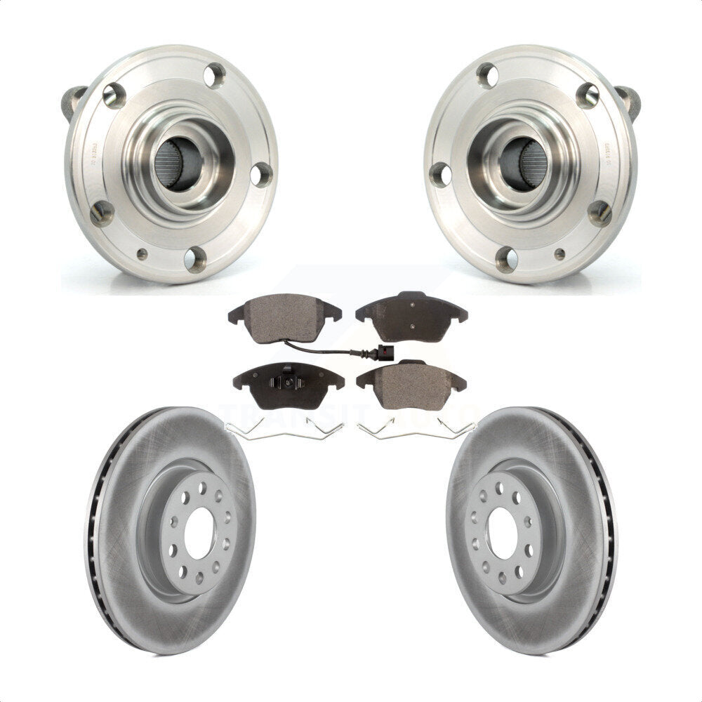 [Avant] Kit d'ensemble roulement de roue et moyeu pour Volkswagen Jetta Beetle CC Passat GTI Audi Eos A3 TT Quattro KBB-104552