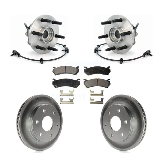 [Avant] Kit d'ensemble roulement de roue et moyeu pour Chevrolet Silverado 1500 GMC Tahoe Sierra Suburban Yukon Avalanche XL Cadillac Escalade Express 2500 Classic ESV EXT Savana KBB-104766