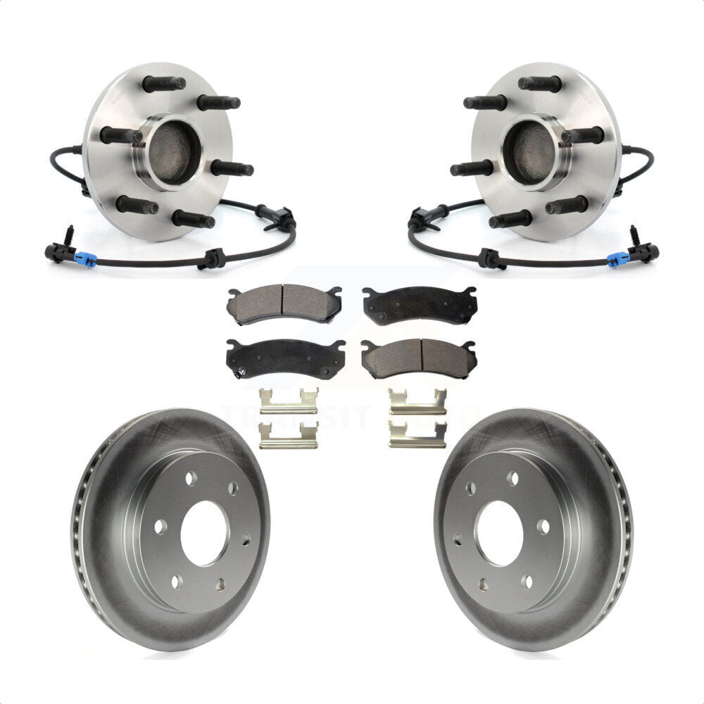 [Avant] Kit d'ensemble roulement de roue et moyeu pour Chevrolet Silverado 1500 GMC Tahoe Sierra Suburban Yukon Avalanche XL Classic Cadillac Escalade Express 2500 Savana KBB-104777