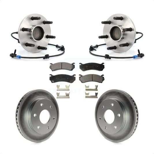 [Avant] Kit d'ensemble roulement de roue et moyeu pour Chevrolet Silverado 1500 GMC Tahoe Sierra Suburban Yukon Avalanche XL Classic Cadillac Escalade Express 2500 Savana KBB-104777