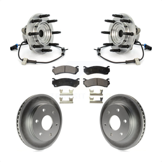 [Avant] Kit d'ensemble roulement de roue et moyeu pour Chevrolet Silverado 1500 GMC Sierra Classic 8 Lug Wheels KBB-104781