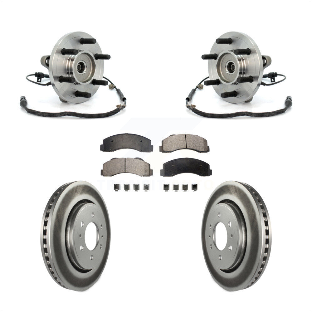 [Avant] Kit d'ensemble roulement de roue et moyeu pour 2010 Ford F-150 FX4 Platinum STX XL XLT King Ranch Lariat avec 4WD 6 Lug Wheels KBB-104847